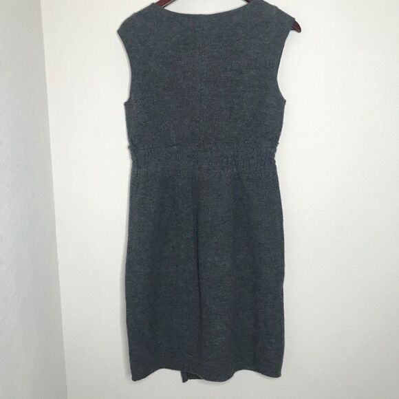 Anthropologie grey wool sheath dress - Picture 3 of 8